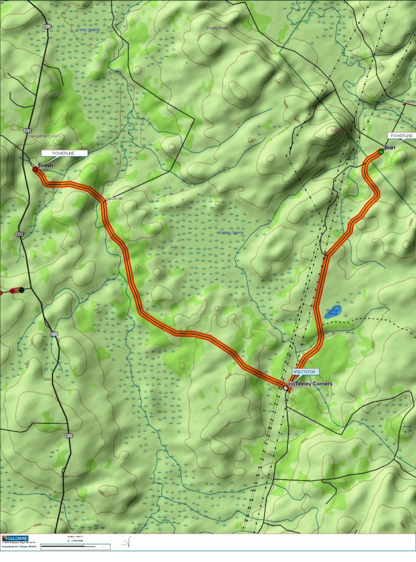 Map of Power Line Stage