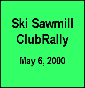 Ski Sawmill ClubRally 2000