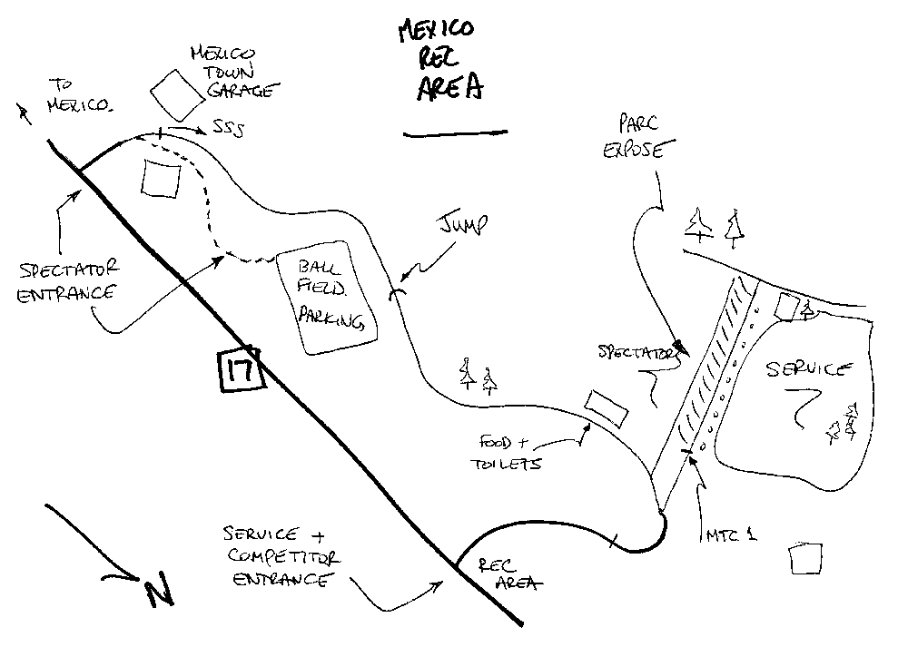 Map of Mexico Rec Area