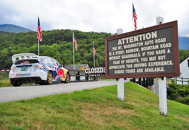 Mt. Washington Auto Road Warning Sign
