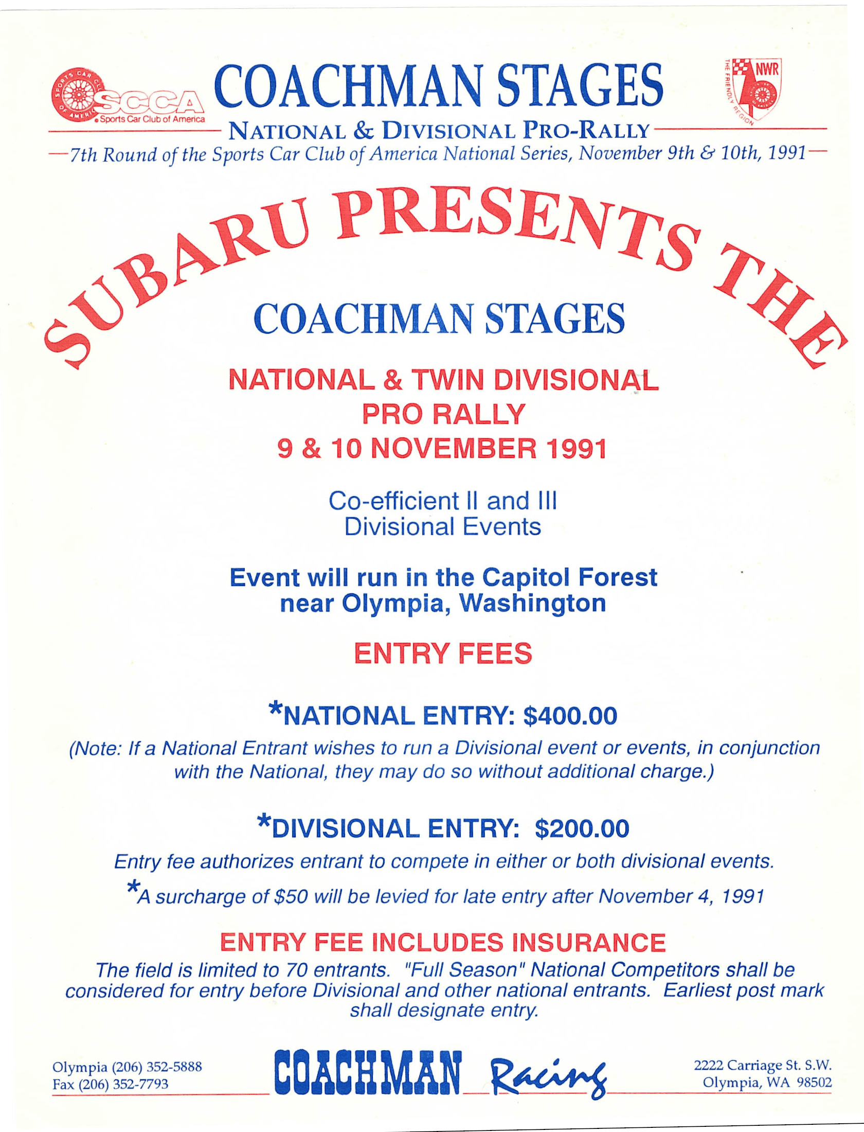 1991 Coachman Stages