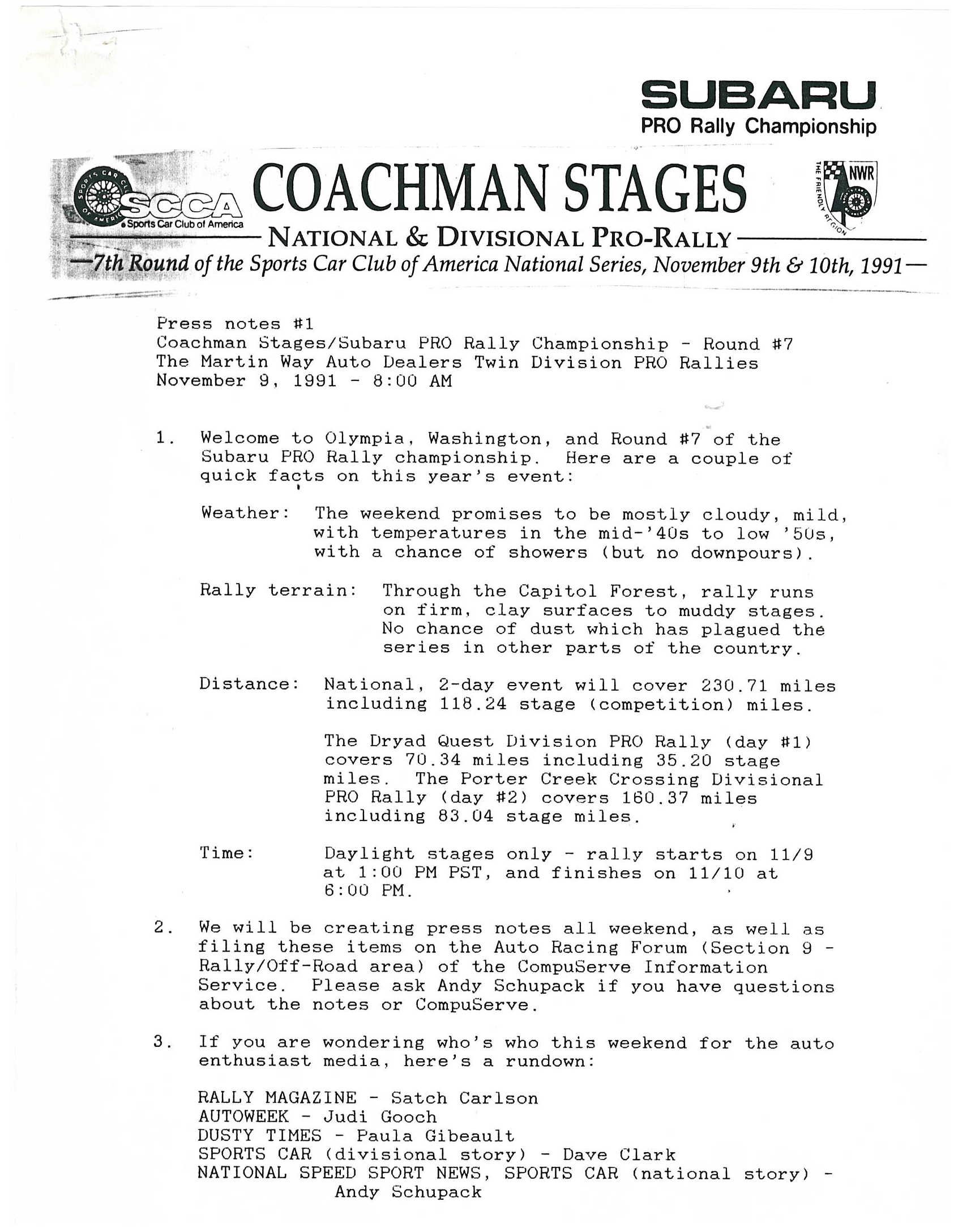 1991 Coachman Stages