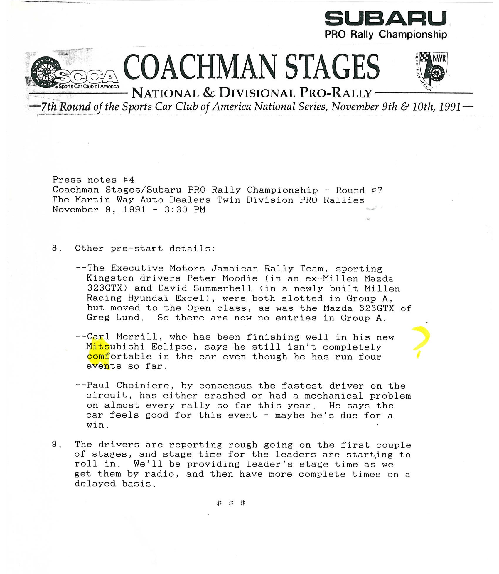 1991 Coachman Stages