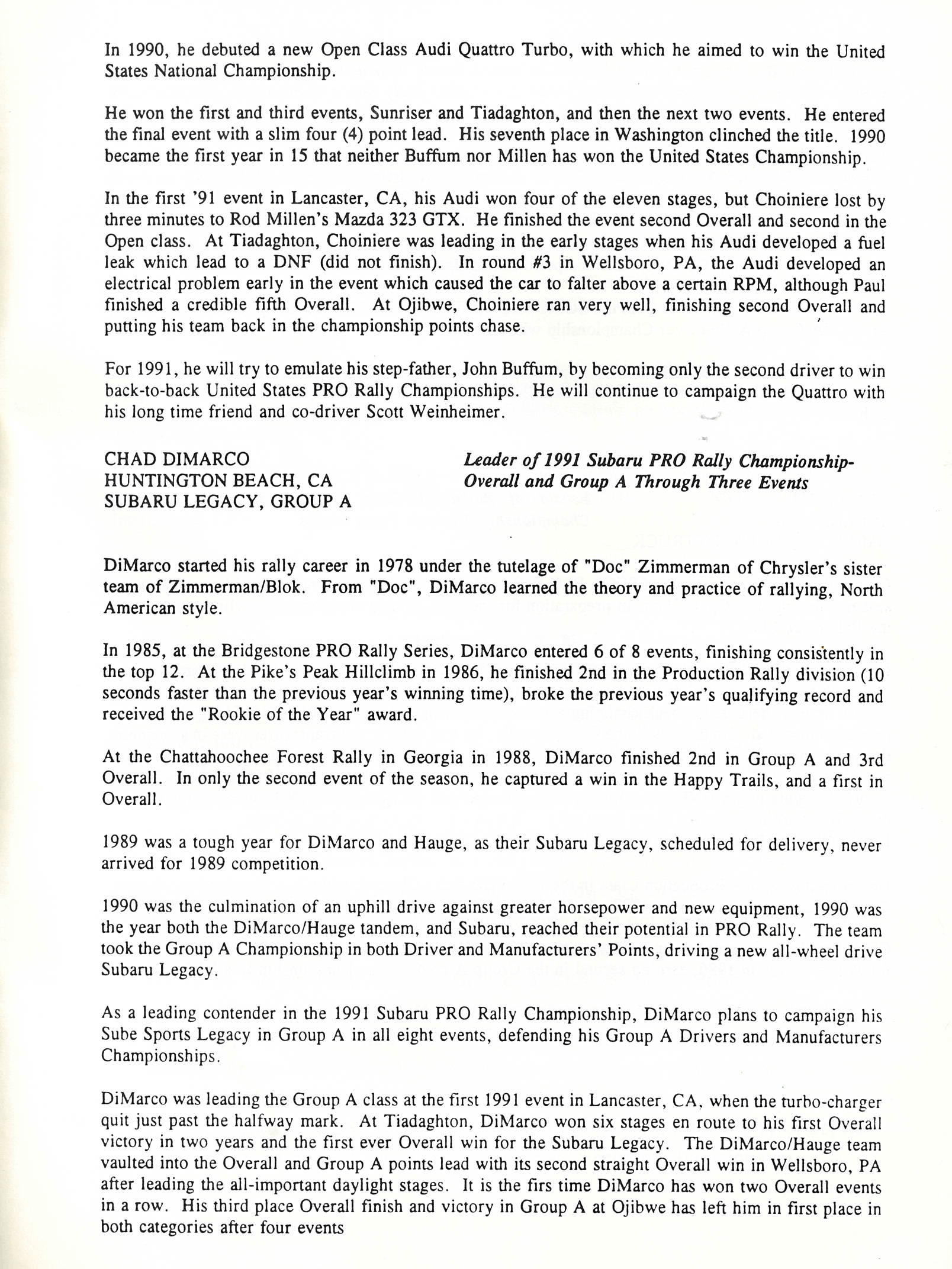 1991 Coachman Stages