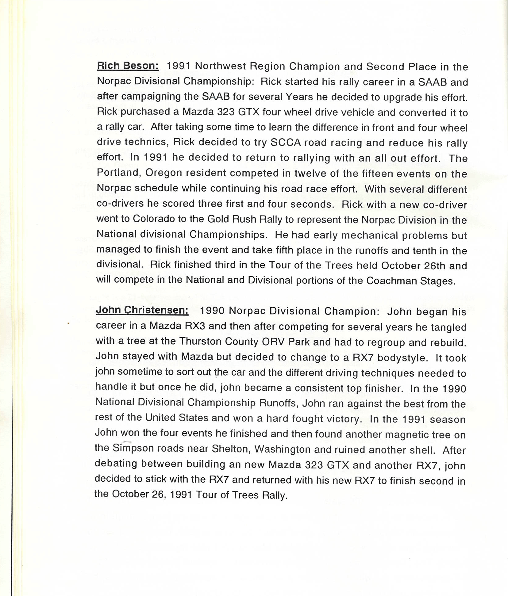 1991 Coachman Stages